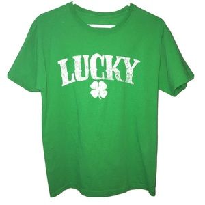 Lucky Women t shirt Green Possible Medium Size Hard  2 Read Label